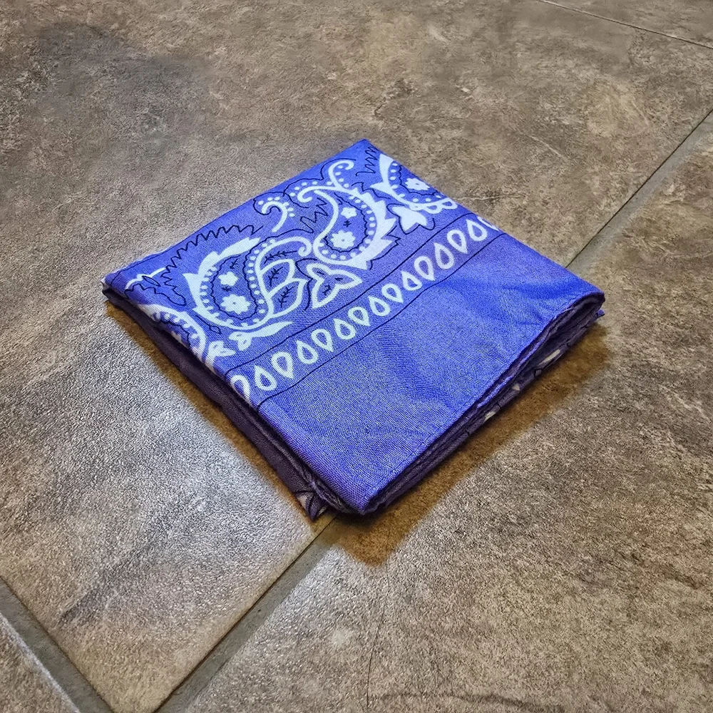 Iris Paisley Printed Classic Bandana